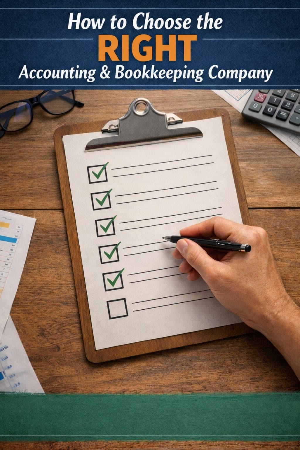 How to choose the right accounting and bookkeeping company?